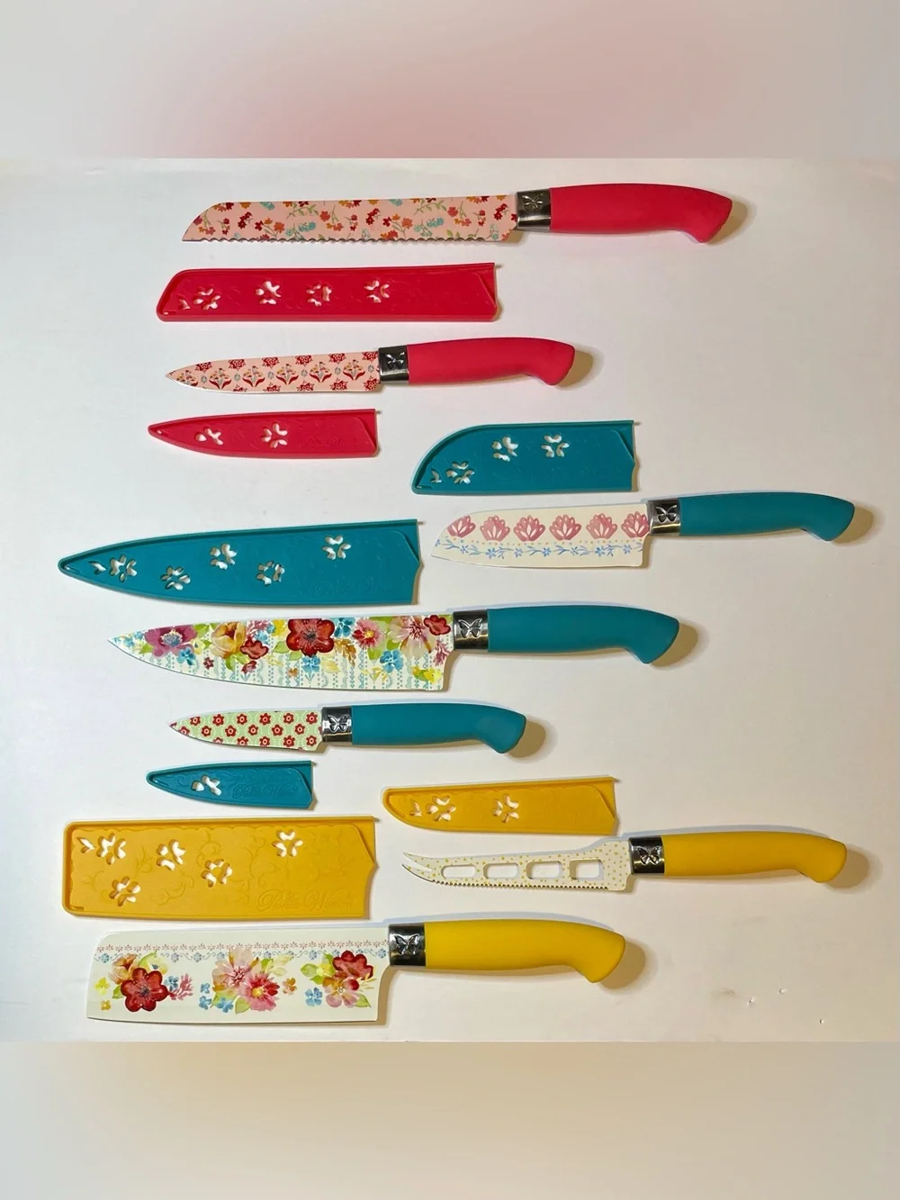 The Pioneer Woman Wildflower Whimsy 7-Piece Cutlery Knife Set - Limited Edition